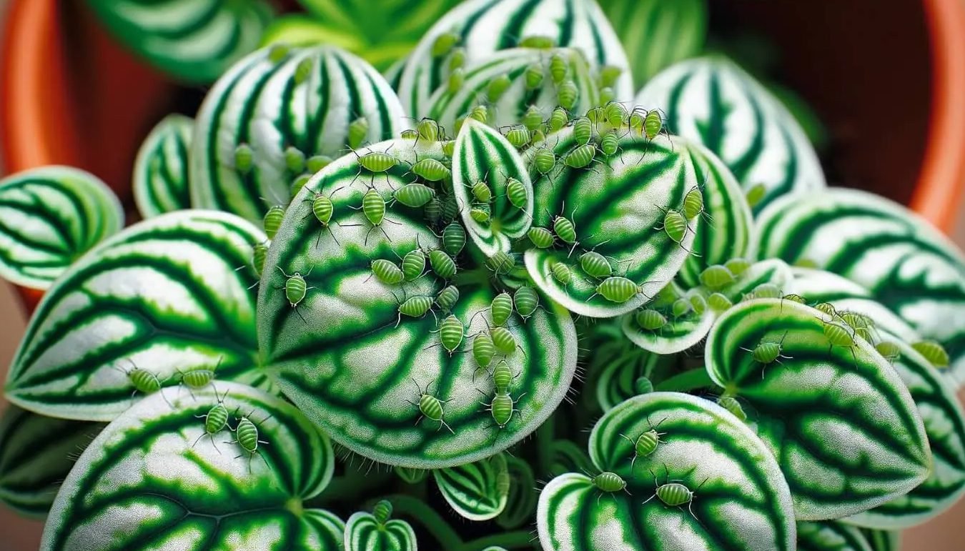 Uobičajene štetočine i bolesti peperomije lubenice